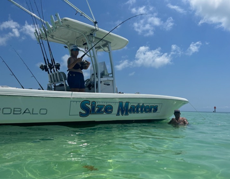 Fishing and Sandbar Islamorada Florida